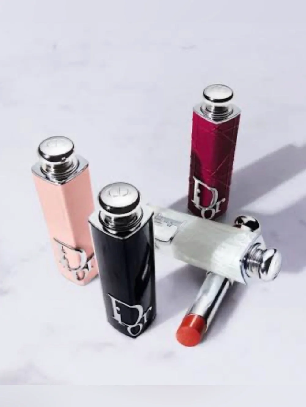 Dior Addict Fashion Lipstick Case White Canvas Brand New